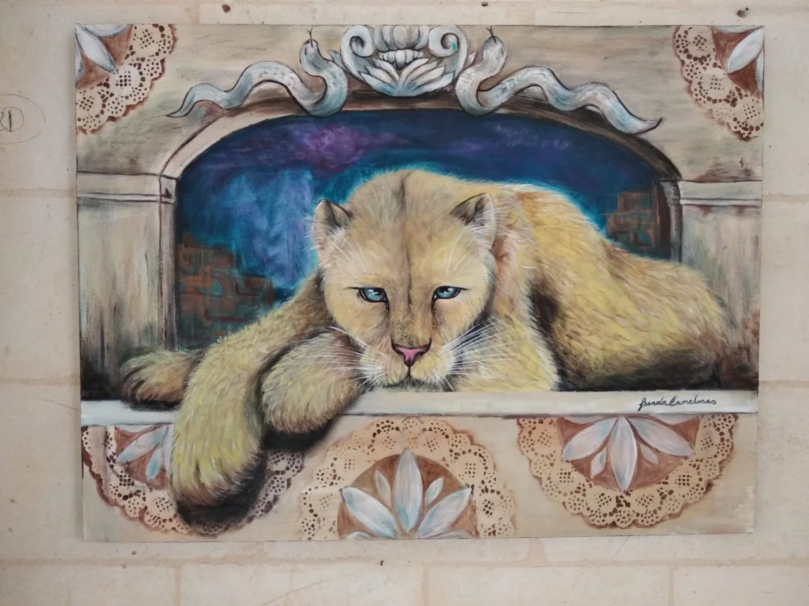Painting by Funda Camelmas